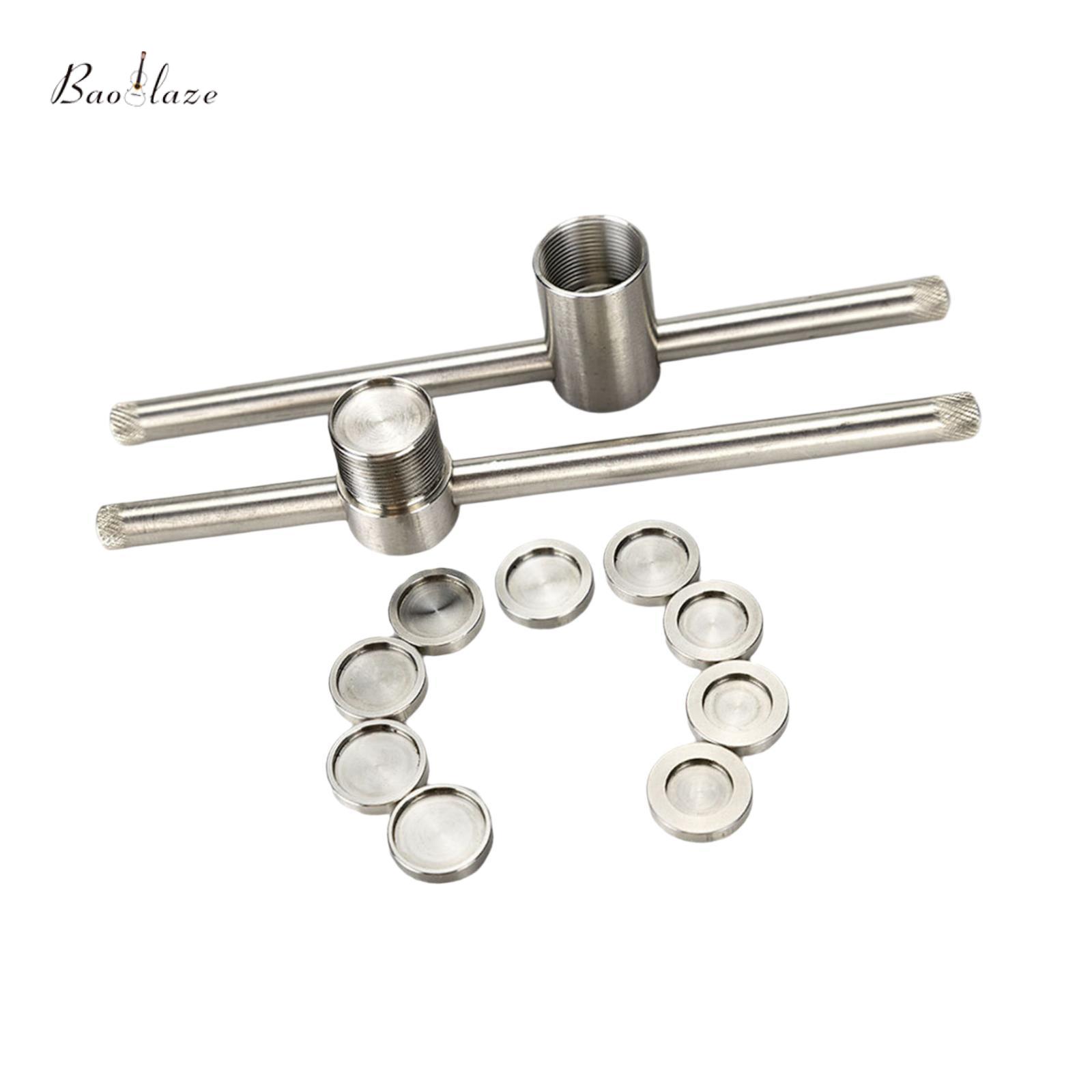 Baoblaze Billiard Cue Tip Press Tool Presser Stick Pressure Head Tool Cues Tip Shaper Stainless Steel Lightweight Billiard Accessories ราคา 15,484 บาท*ส่งฟรี