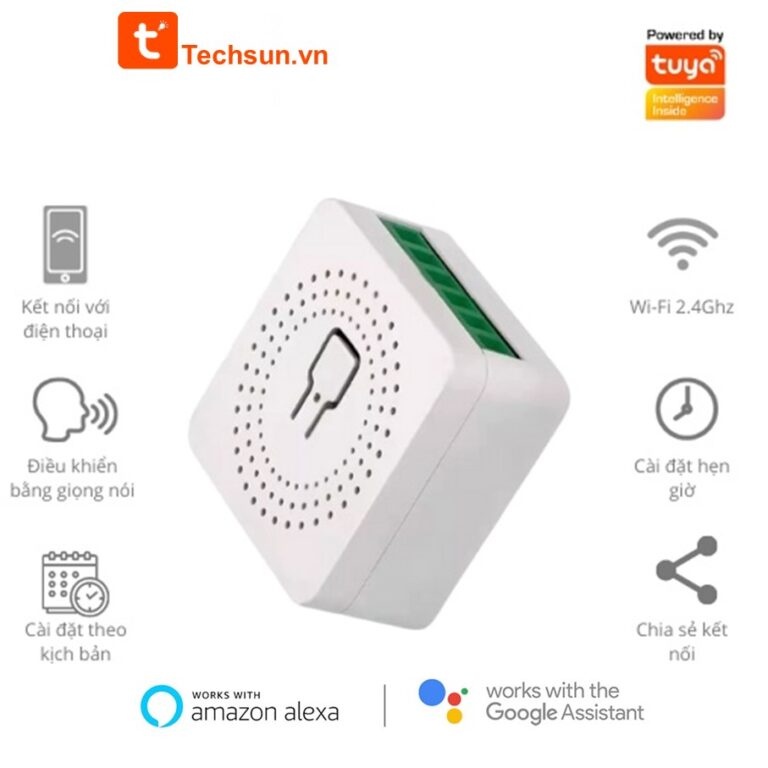 Module công tắc Wifi thông minh Tuya Swith điều khiển từ xa TECHLIGHT