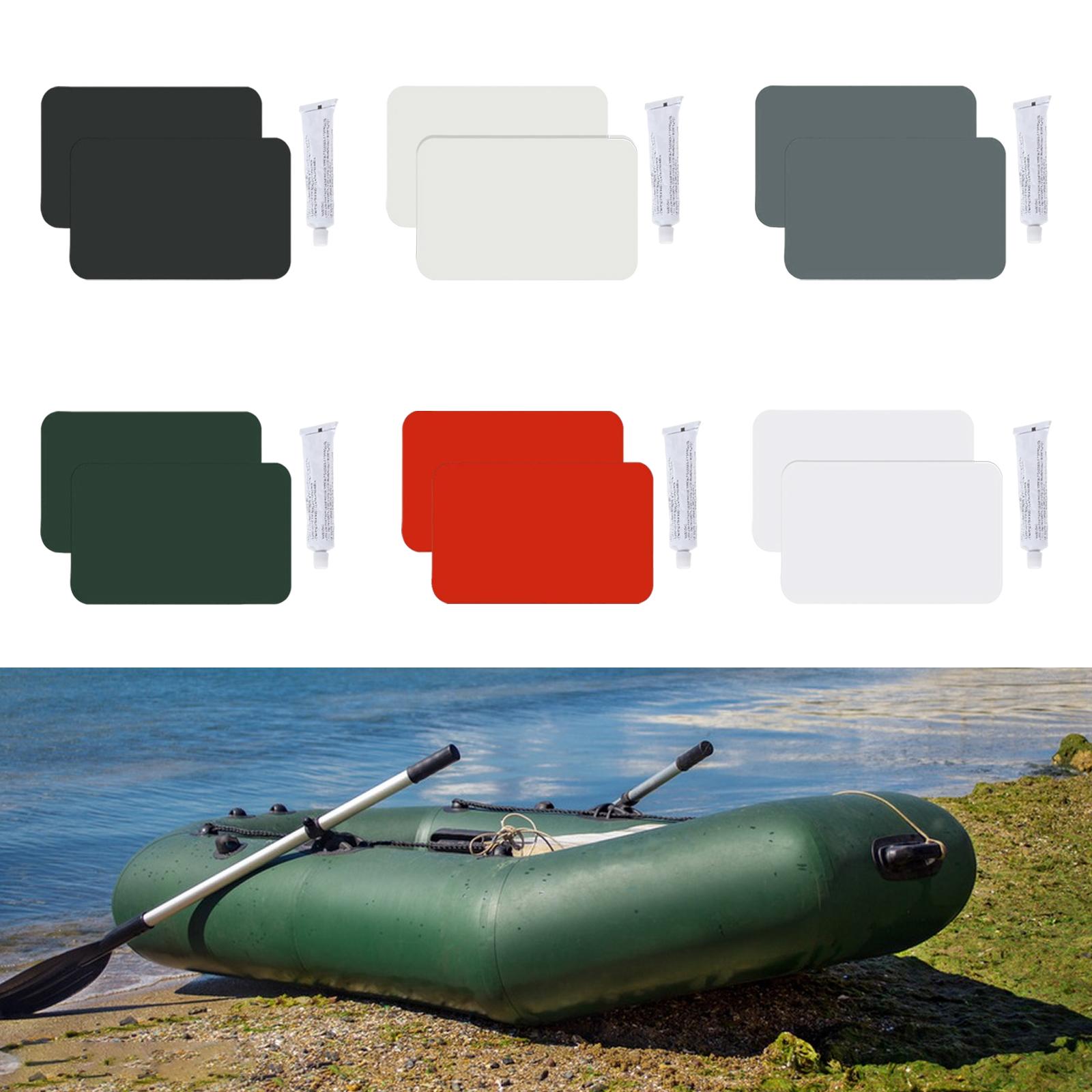 Inflatable Boat Repair Patch Kits Sturdy PVC Repair Patches Kit Sofa Kayak Patches for Holes in Kayak Waterproof