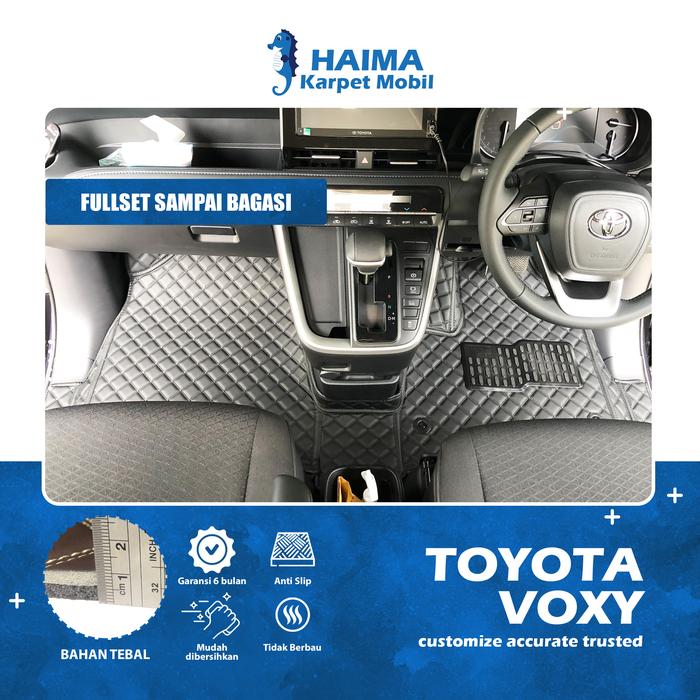 HAIMA KARPET MOBIL TOYOTA VOXY 2017-NOW FULLSET BAGASI -RM3 Variasi Harga  2,512,000 Ringgit*Penghantaran Percuma