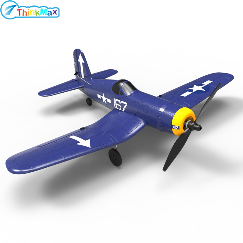 F4U 2.4G RC Airplane 4CH EPP Foam RC Fighter One-key Aerobatic 400mm Wing Span Remote Control Aircraft 761-8 ราคา 5,203 บาท*ส่งฟรี
