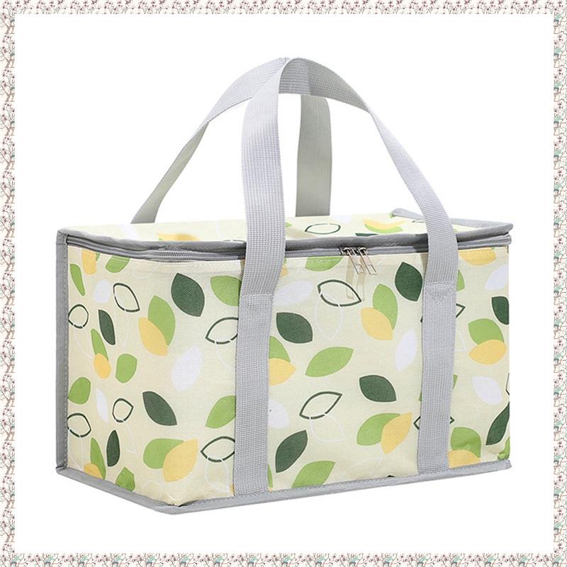 (WADP) Insulated Picnic Bag Cooler Reusable, Beach Bag Cooler Bags with Zippered Insulated Bag for Picnic Basket