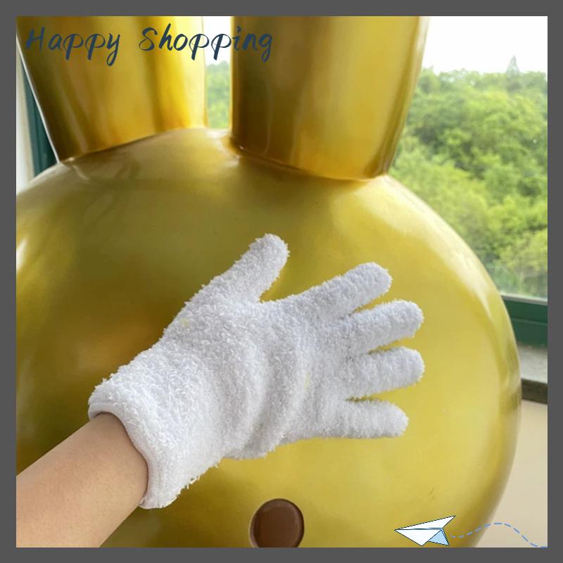 [THS Store] COD Sợi nhỏ bụi Găng Tay-căng ra & thoáng khí làm sạch găng tay, không thấm nước cho xe ô tô, thuyền, rvs, hồ bơi, nhà, nhà bếp - 3
