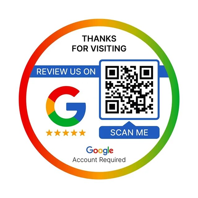 【】 Social Business Media Sign Nfc Tap Follow On Instagram Qr Code Sign Google Review Facebook For Sh