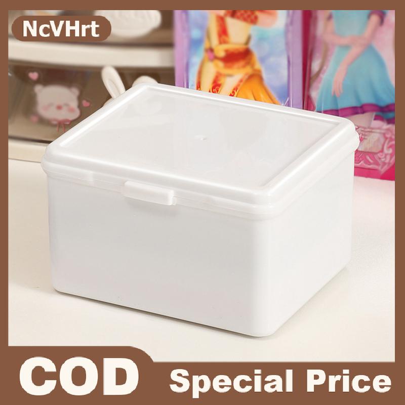 NcVHrt Hàn Quốc lưu trữ trong suốt hộp mù hộp thẻ photocard lưu trữ hộp ảnh thẻ tổ chức phân loại lật hộp
