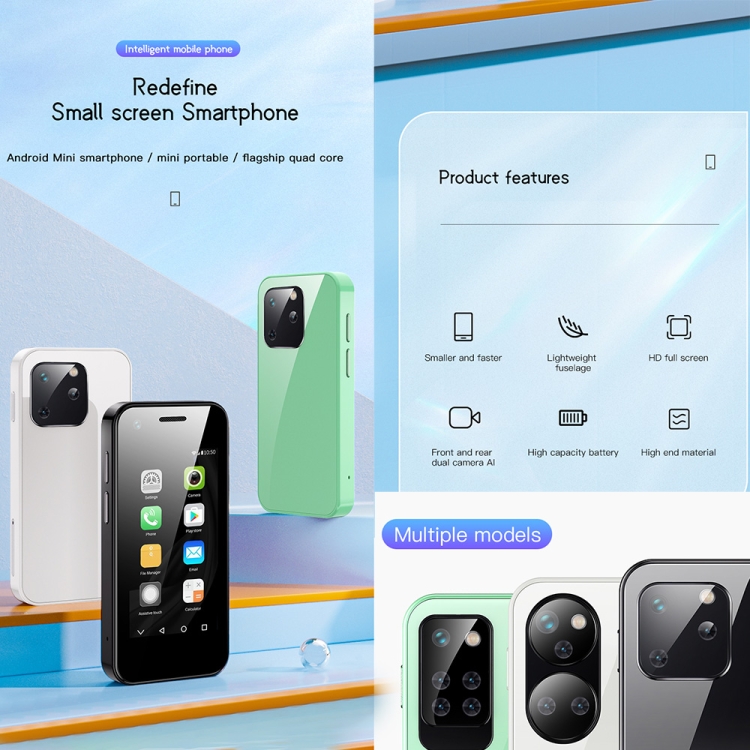 SOYES XS13, 1GB+8GB, 2.5 inch MTK6580 Quad Core up to 1.3GHz, Bluetooth, WiFi, FM, Network: 3G, Dual SIM ราคา 2,709 บาท*ส่งฟรี