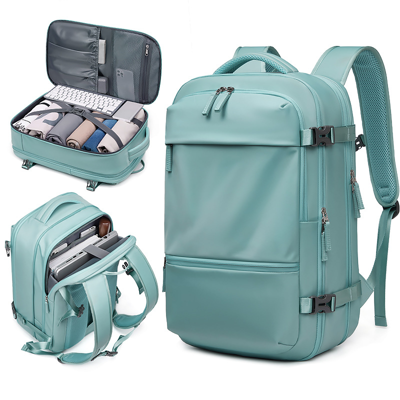 FRN New Chất lượng cao 45L unisex dung tích lớn & mở rộng Ba lô du lịch ngoài trời đa chức năng 16 inch Ba lô máy tính xách tay
