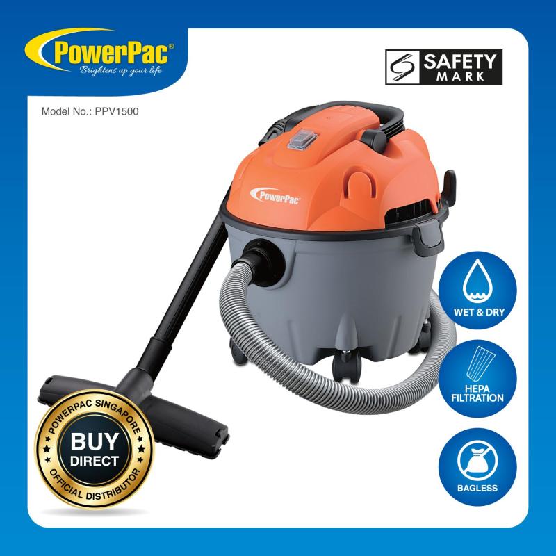 PowerPac Wet & Dry Vacuum Cleaner 1200 Watts (PPV1500) Singapore