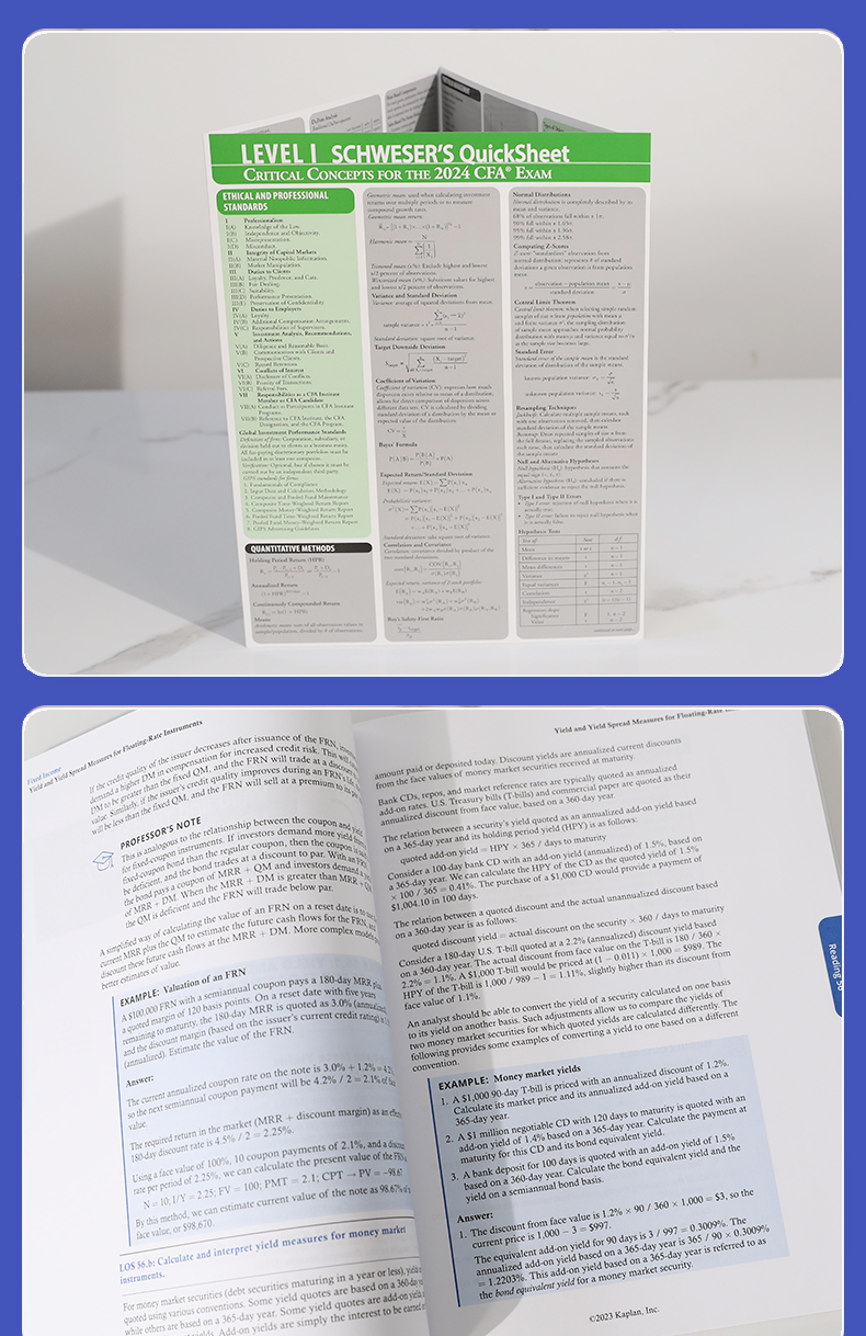 Kaplan Authentic] 2025 /2026 Cfa Schweser Notes Level I/II/III