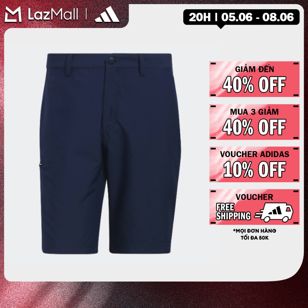 [3-20H 5.6-MUA 3 GIẢM 25%+VOUCHER 10%] adidas Đánh gôn Quần Short Túi Hộp 9-Inch Golf Nam Màu xanh da trời HR7985