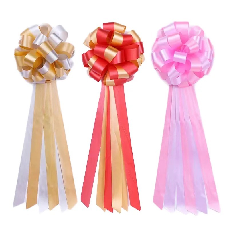 Pita Tarik POM 32 LAZY 2 Warna Decoration Fresh Flower Packaging Plastic Pull Flowers Gift