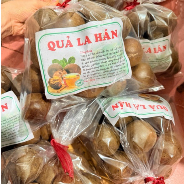 La hán quả sấy khô đun nước, ngâm rượu loại 1 (500g, 1kg) ngọt thơm, đường ăn kiêng 0 calo giảm cân, an thần