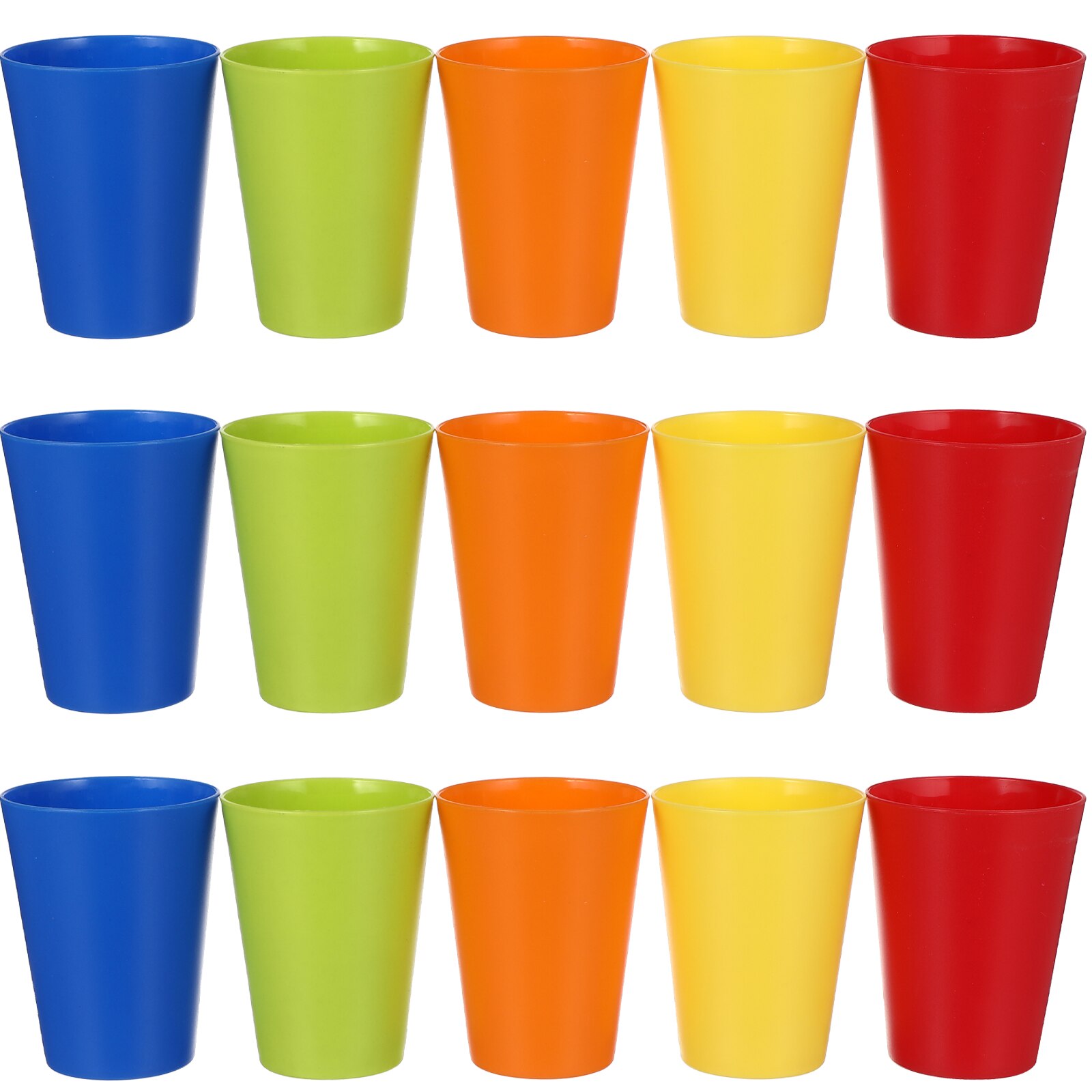 Zhehao 100 Pcs Christmas Plastic Cups 12 oz Disposable Christmas