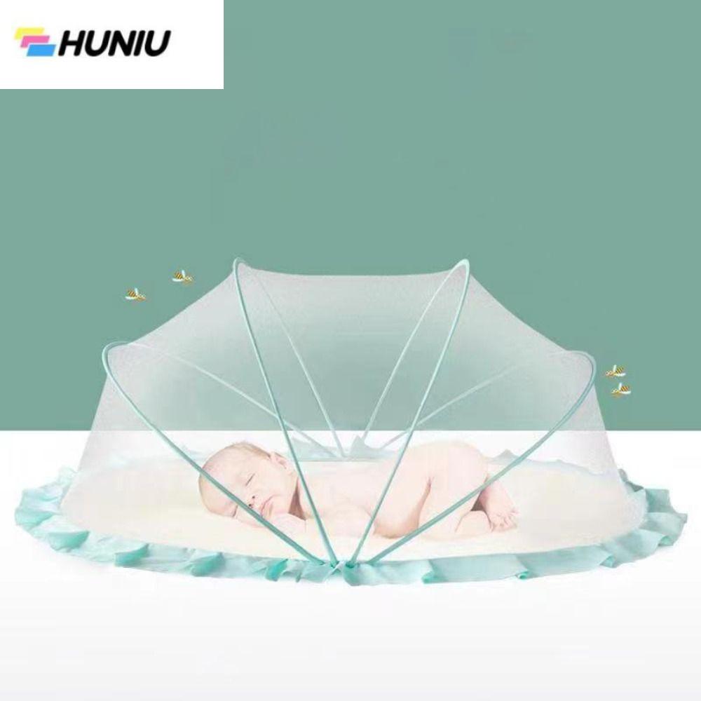 HUNIU พับเก็บได้ มุ้งกันยุงสำหรับเด็กทารก ระบายอากาศได้ระบายอากาศ ครอบคลุมเต็มรูปแบบ เตียงมุ้งกันยุงสำหรับทารก ประหยัดพื้นที่มาก นุ่มนุ่มๆ ฝาครอบตาข่ายกันยุง ฤดูร้อนฤดูร้อนฤดูร้อน ราคา 307 บาท*ส่งฟรี