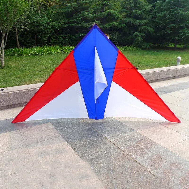 Free Shipping 2M Large Delta Kite With Hle Line Ripstop Nylon Fabric Eagle