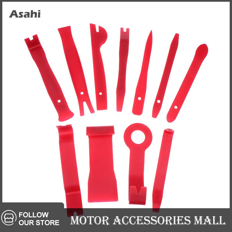 ❣💕【Special price】Asahi Motor 7 11pcs xe hơi âm thanh bảo trì Kit Auto TRIM sửa chữa Bảng điều chỉnh Remover Pry Bar xe Dash đài phát thanh cửa TRIM Bảng điều chỉnh Clip dụng cụ cầm tay thiết lập