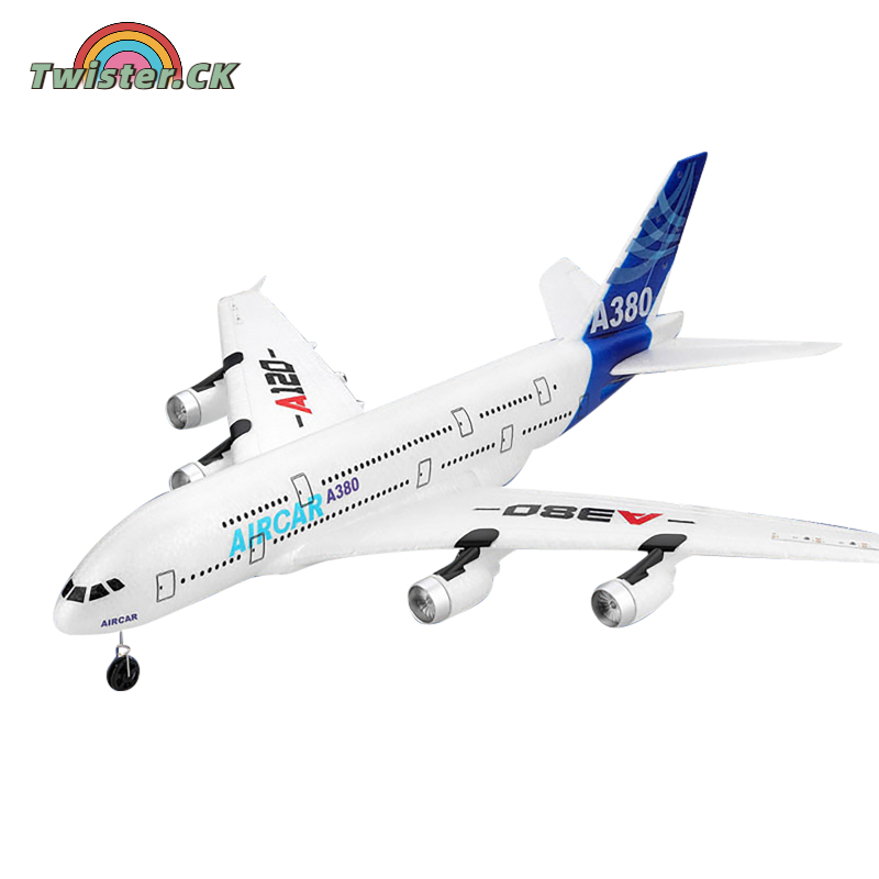 Twister.CK WLtoys XK A120 A380 RC Plane 2.4GHz 3CH EPP Foam Fixed Wing RC