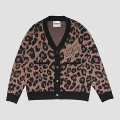 Queenbeer - Knitwear Cardigan Theodore Leopard