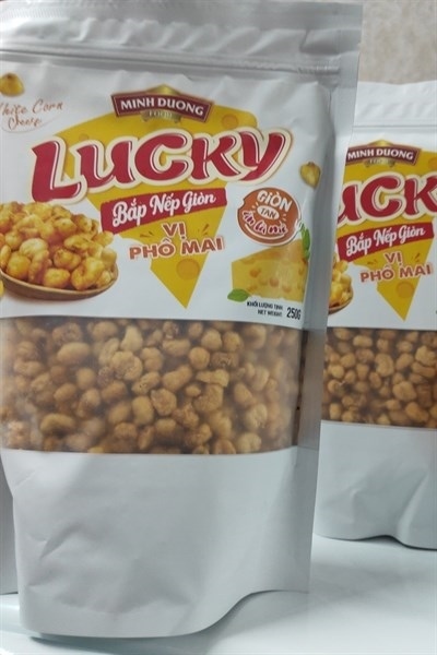Bắp nếp vị phô mai Minh Dương 250g