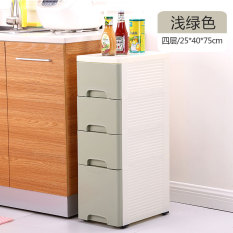 25cm Wide Simplicity Storage Cabinets Plastic Narrow Cabinet Drawer Type Locker Bathroom Gap Storage Shelf Kitchen Box