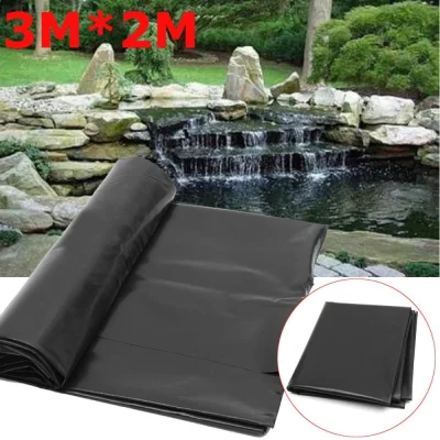 3X2M Fish Pond Liner Gardens Pools HDPE Membrane Reinforced Guaranty Landscaping - intl