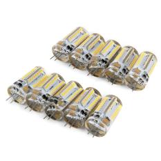 6W 10pcs G4 LED Lamp SMD 3014 AC 220V Bulb White Light 360 Degree Angle Spotlight -warm white Singapore