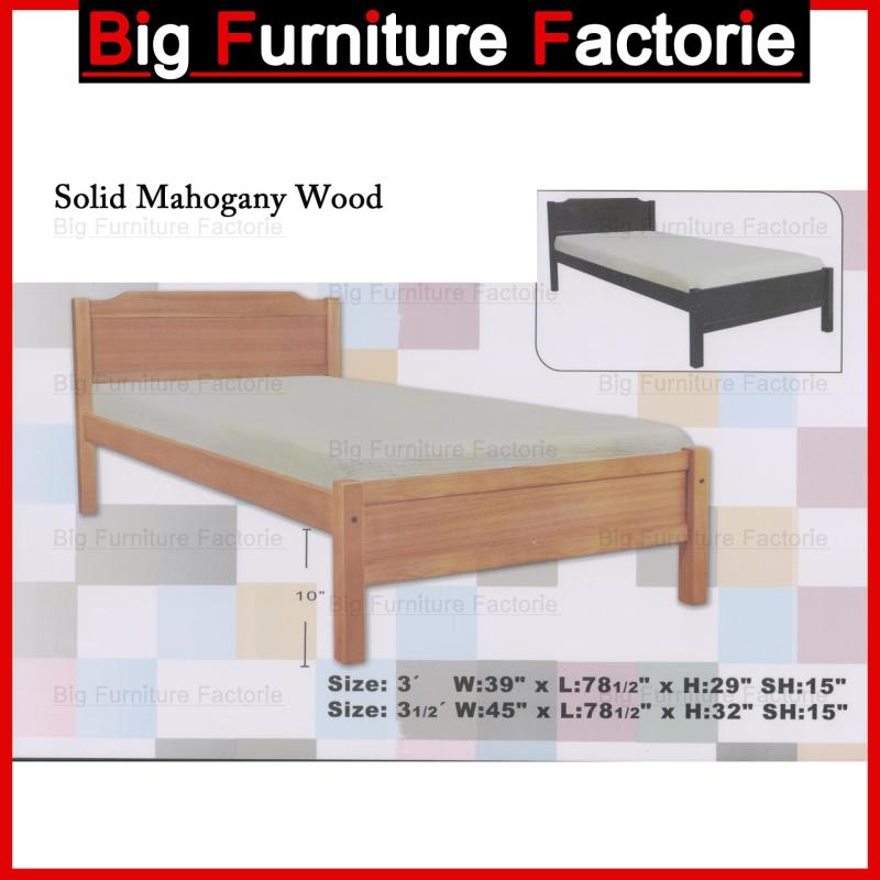 BFF-8100-WB Solid Mahogany Wooden Bed