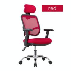 (Free Installation/1 Year Warranty) UMD Ergonomic mesh office chair with steel base & adjustable headrest / backrest/ armrest design