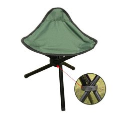 Erpstore Camping Folding Stool Portable 3 Legs Chair Tripod Seat Outdoor Oxford Cloth BU - intl