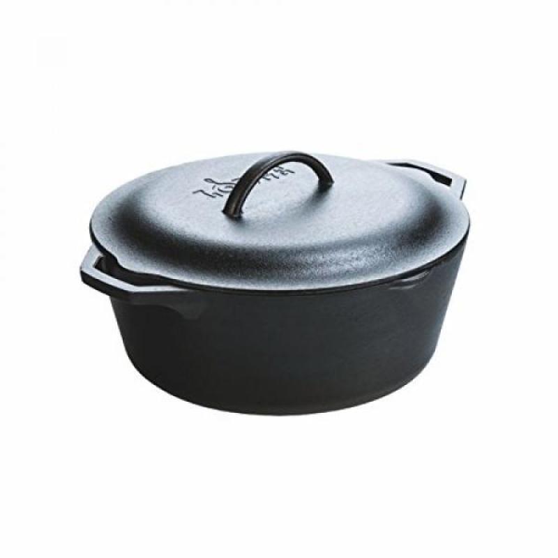 GPL/ Lodge L10DOL3 Dutch Oven with Dual Handles, Pre-Seasoned, 7-Quart/ship from USA - intl Singapore