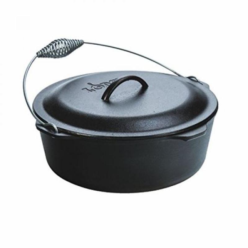 GPL/ Lodge L12DO3 Pre-Seasoned Dutch Oven with Iron Cover, 9-Quart/ship from USA - intl Singapore