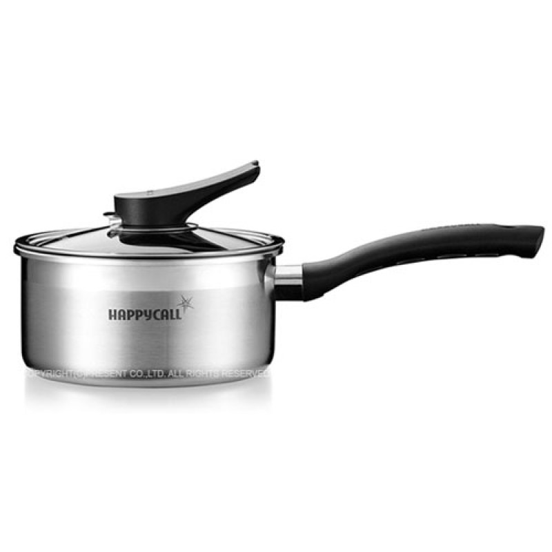 [Happy call] Stainless Steel 16cm Pot 1.5L Available in induction stove happycall pot / Made in Korea / Korea Food / cookware / Fry pan / wok / Kitchen / dining Singapore