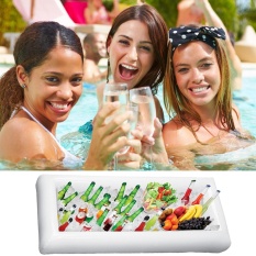jaywog Inflatable Salad Bar Buffet Ice Cooler Beverage Portable Serving Bar Food Drink Holder With Drain Plug For Football Parties, Pool Parties, BBQ,Tailgates And More - intl