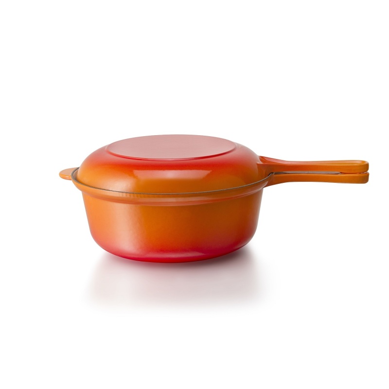 Le Creuset Cast Iron Multi-function Pan 26cm (Flame) Singapore