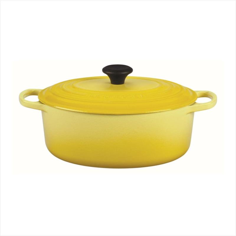 Le Creuset Cast Iron Oval French Oven 27cm, Classic (Soleil) - Online Exclusive Singapore