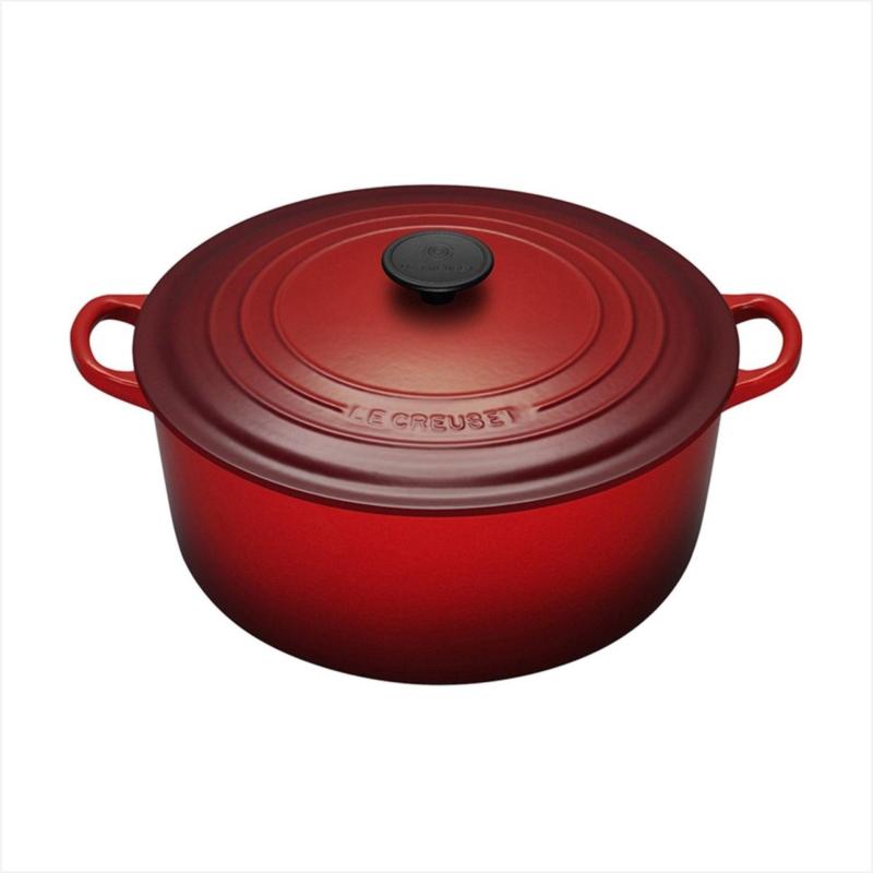 Le Creuset Cast Iron Round French Oven 28cm, Classic (Cherry Red) Singapore