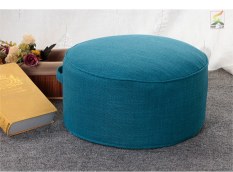 Cotton Linen Fabric Coaster Household Stool Tea Ceremony Floor Stool Washable Fabric Thick round throw pillow Futon