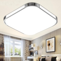 Modern LED Square Ceiling Down Light Bedroom Living Room Lamp Surface Mount New # White light 24W Singapore