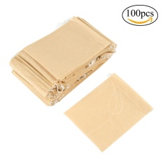 Niceeshop Tea Filter Bags Unbleached Disposable Empty Tea Bags Drawstring Paper Tea Bag For Loose Tea, Set Of 100 By Nicee Shop