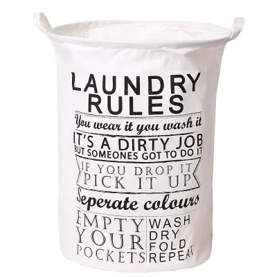 [ruler] Waterproof Foldable Linen Washing Clothes Laundry Basket Bag Hamper Bin Storage - Intl toys