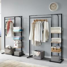 120cm Simple Modern Clothes Rack (Black)