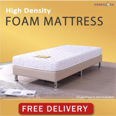 [Bulky] Single Size 6-inch Perfecta High Density Foam Mattress * Firm mattress