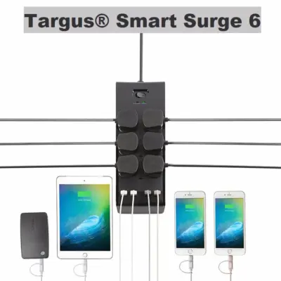 Targus® Smart 6 Way Power Extension SAFETY Socket/Electric Power Extension strips socket plug Cable Extension Cord