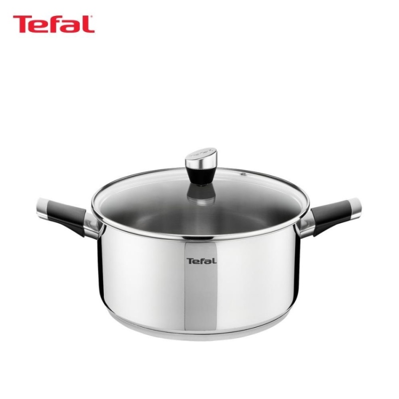 Tefal Emotion Stainless Steel Stewpot 26cm w/Lid - E8235224 Singapore