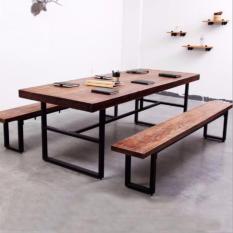 TSDT00F Retro/Loft Solid Wood Dining Table (L140xW90xH75cm)