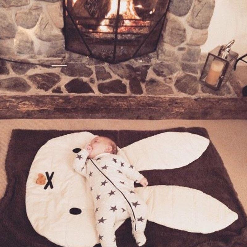 Wonderful Power High Quality Photo props Carpet Game rabbit blankets toddler crib Cover blanket floor mat Miffy Rabbit Crawling mats Ins bedding Room decor -Not Specified-Total length 106cm - intl