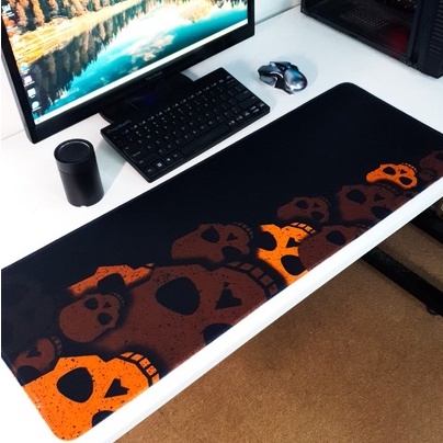 Lót chuột cỡ lớn 80x30cm dày 2mm pad gaming cỡ lớn speed bo viền chắc chắn
