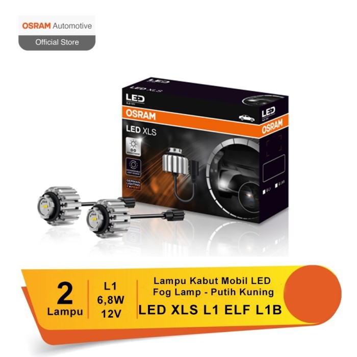 OSRAM lampu Kabut LED Fog Lamp Putih Kuning XLS L1 ELF L1B Bi Color Harga 873,000 Ringgit*Penghantaran Percuma