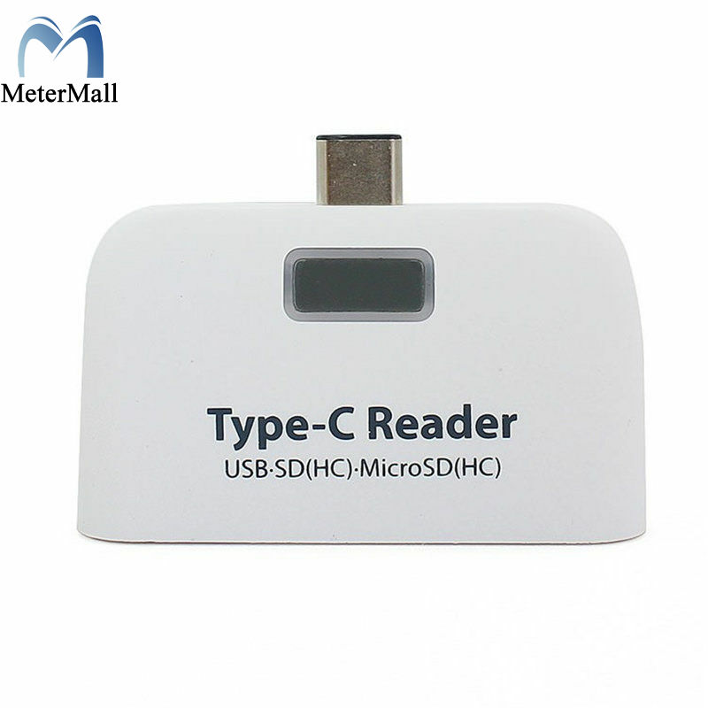 Micro SD การ์ดรีดเดอร์ USB TYPE-C OTG ที่อ่านการ์ด SD/TF ฮับต่อพ่วง