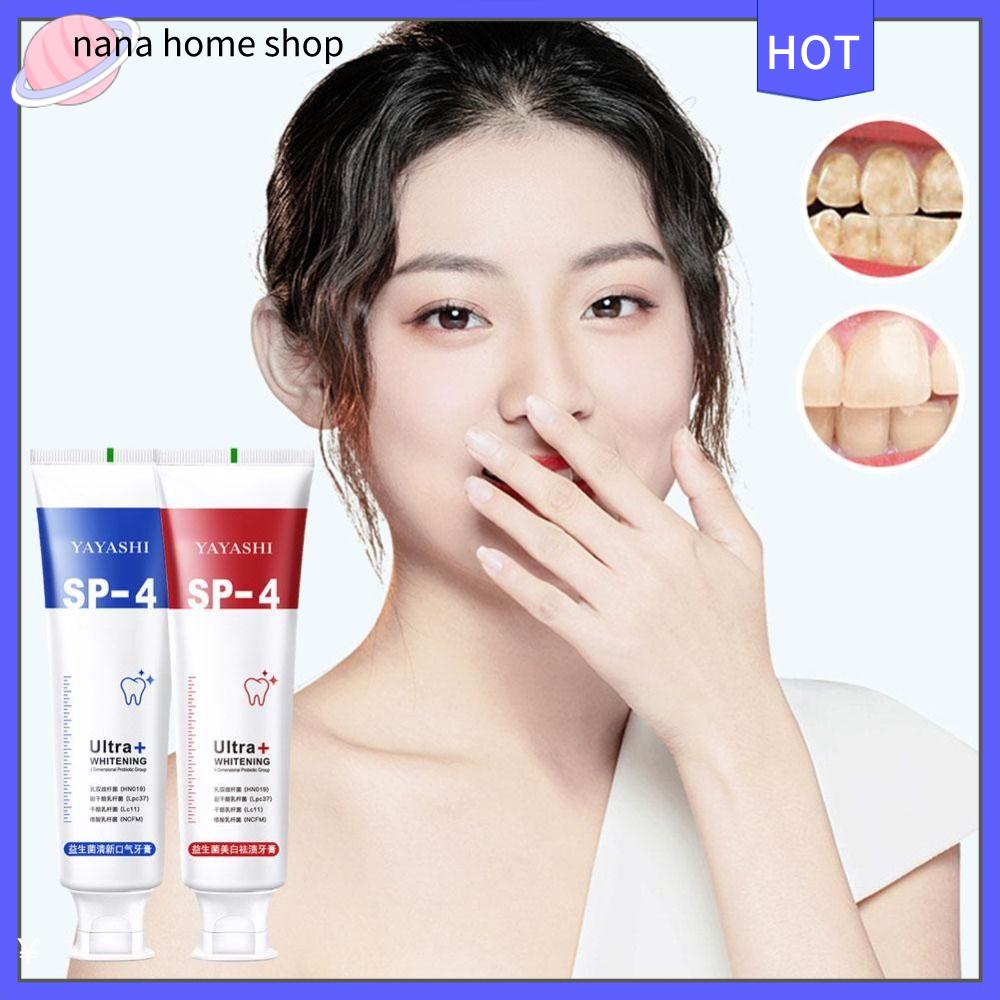 LUAN300603 Làm sạch răng Sửa chữa màu vàng Loại bỏ mảng bám vết bẩn sâu Sửa chữa răng Làm sáng da SP-4 Kem đánh răng Probiotic Hơi thở tươi mát